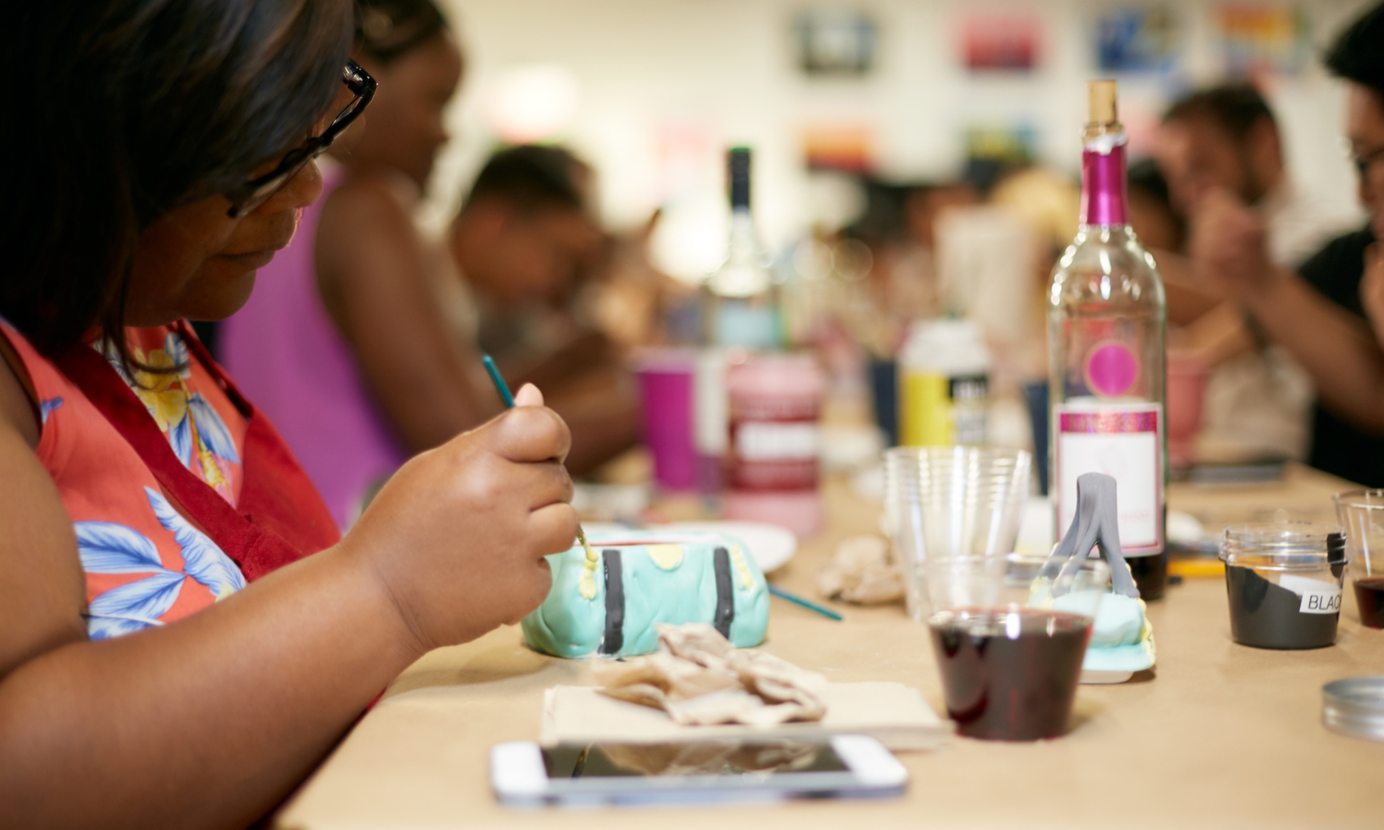 Plaster Craft Painting: Pottery Painting For One to Five Children