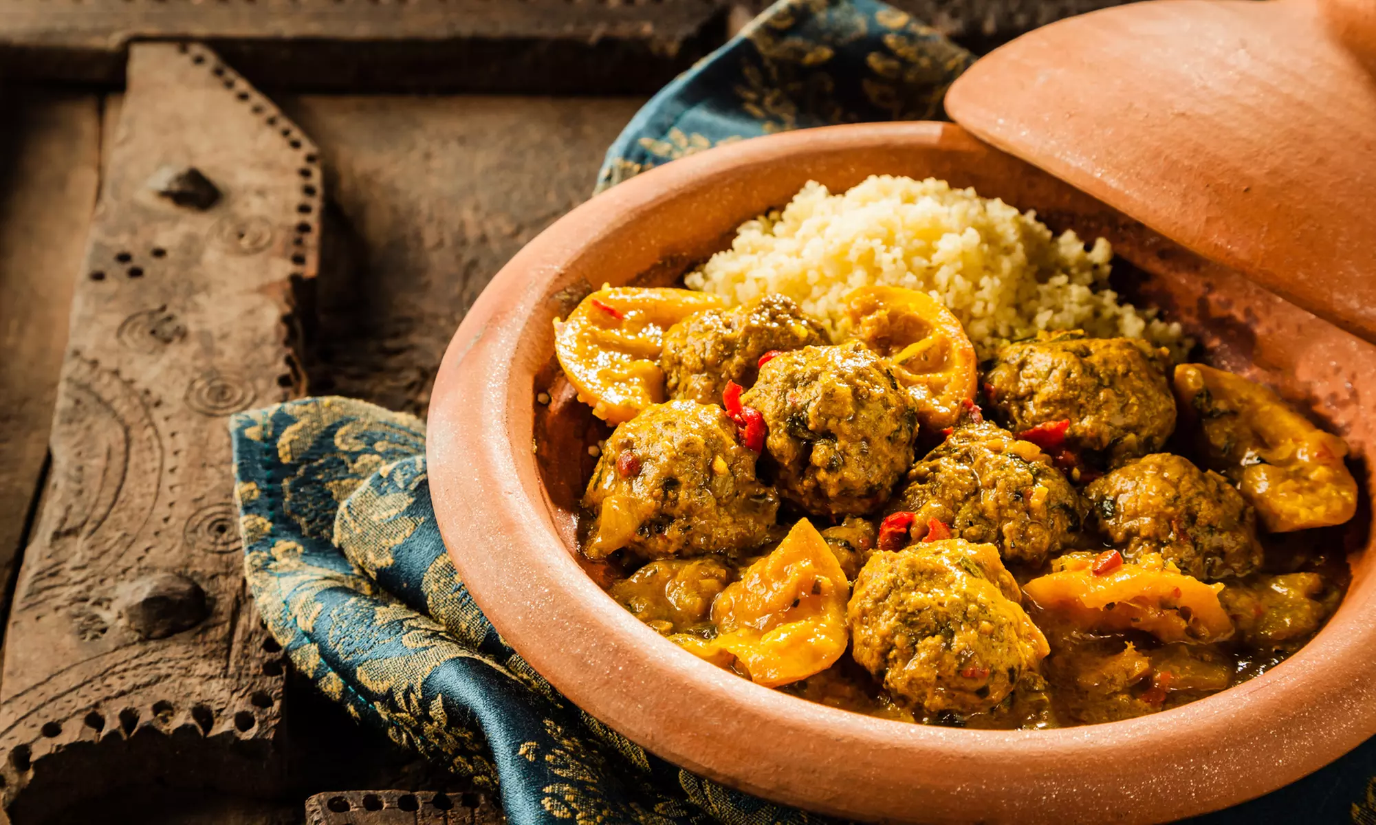 Formule entrée et plat ou plat et dessert marocains pour 1, 2, 3 ou 4 pers. au Riad (jusqu'à 34% de réduction) - Primary Image