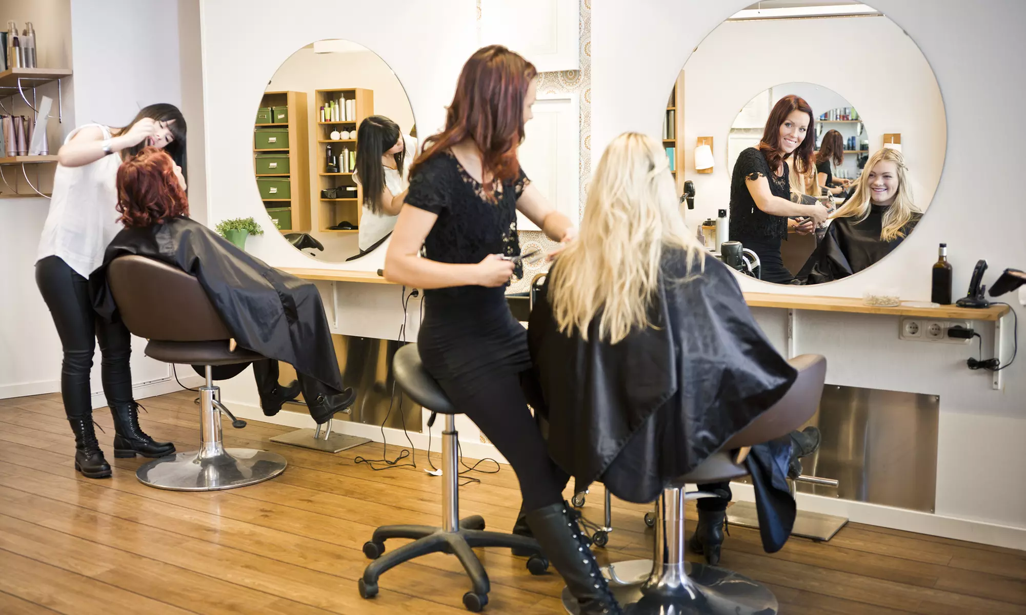 Revamp Your Style at Visionary Hair Salon with One, Two, or Three Haircut and Style (Up to 51% Off) - Primary Image