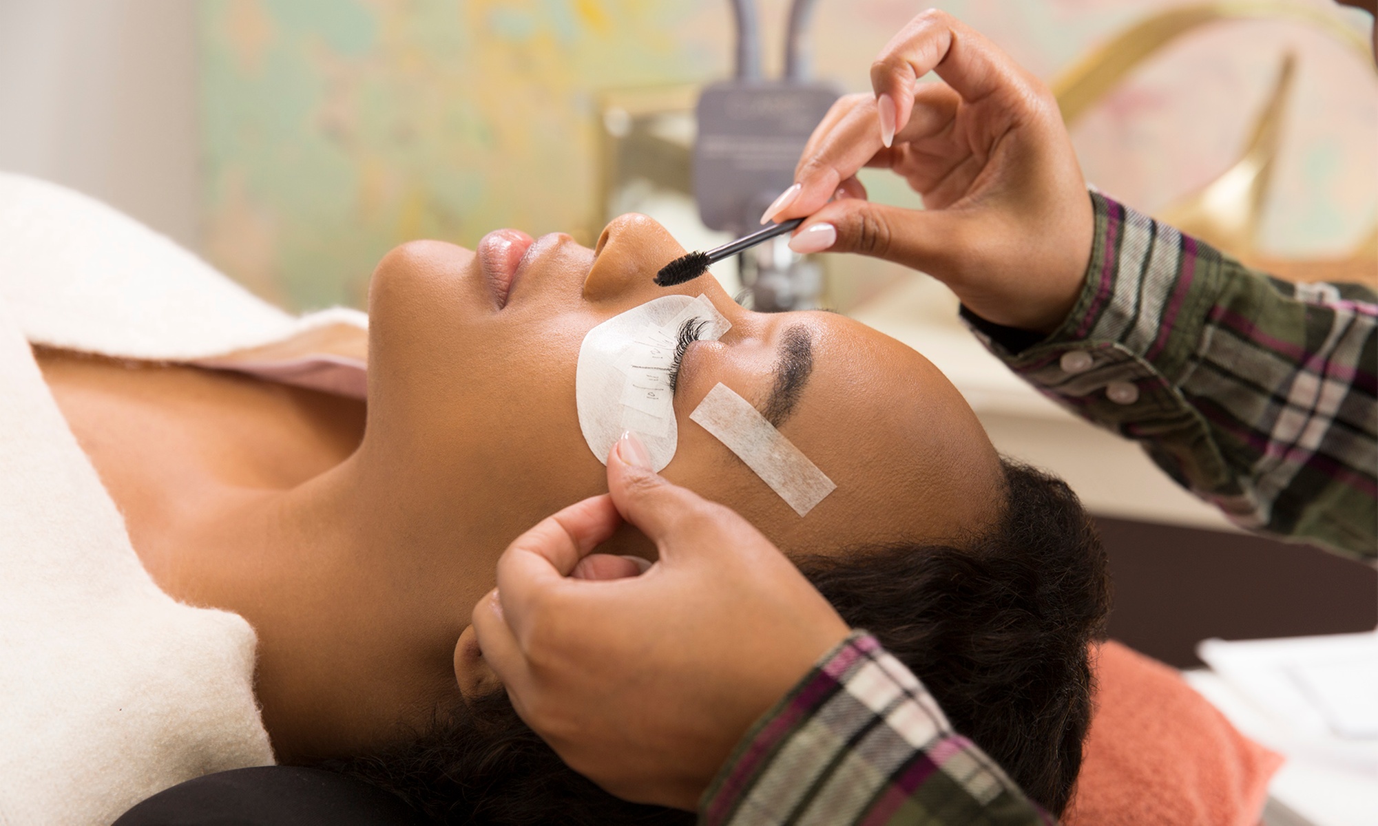 Enhance your lashes with classic extensions for a fuller look