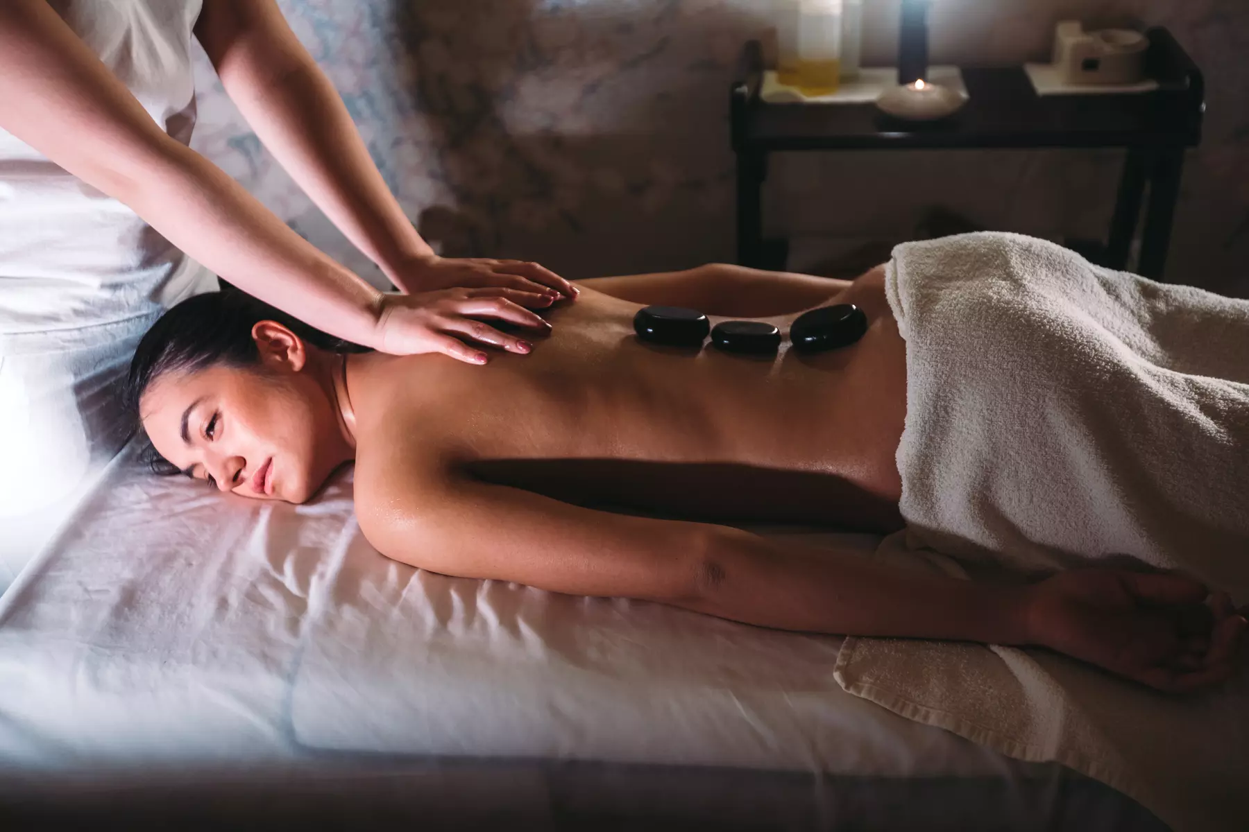 Solo or Couples: Tailored Deluxe Massage with Hot Herb Bag, Hot Stones & More at Main Massage Spa- Up to 50% Off
