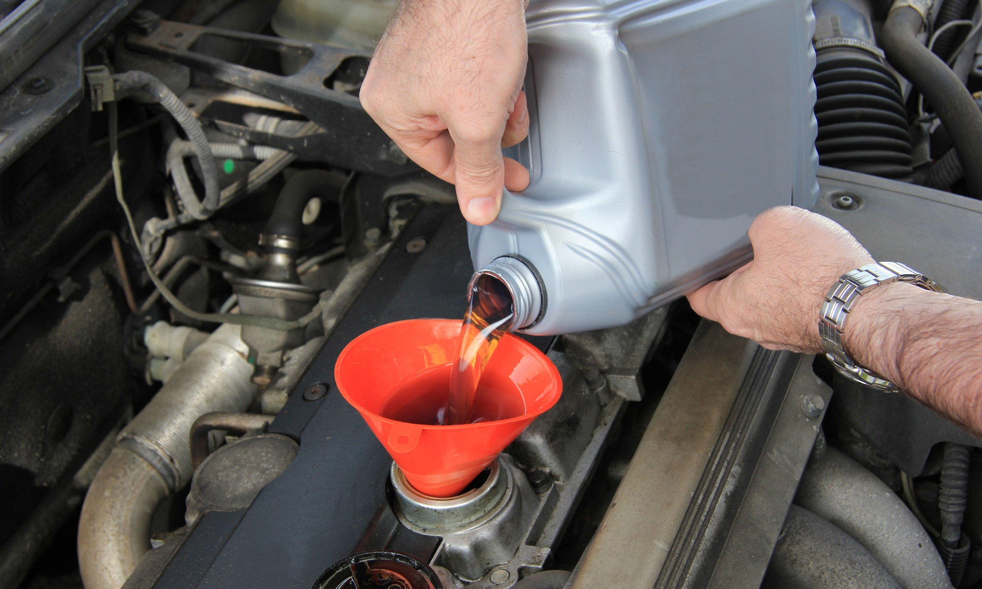 Synthetic Oil Change with Filter Replacement at Meineke 