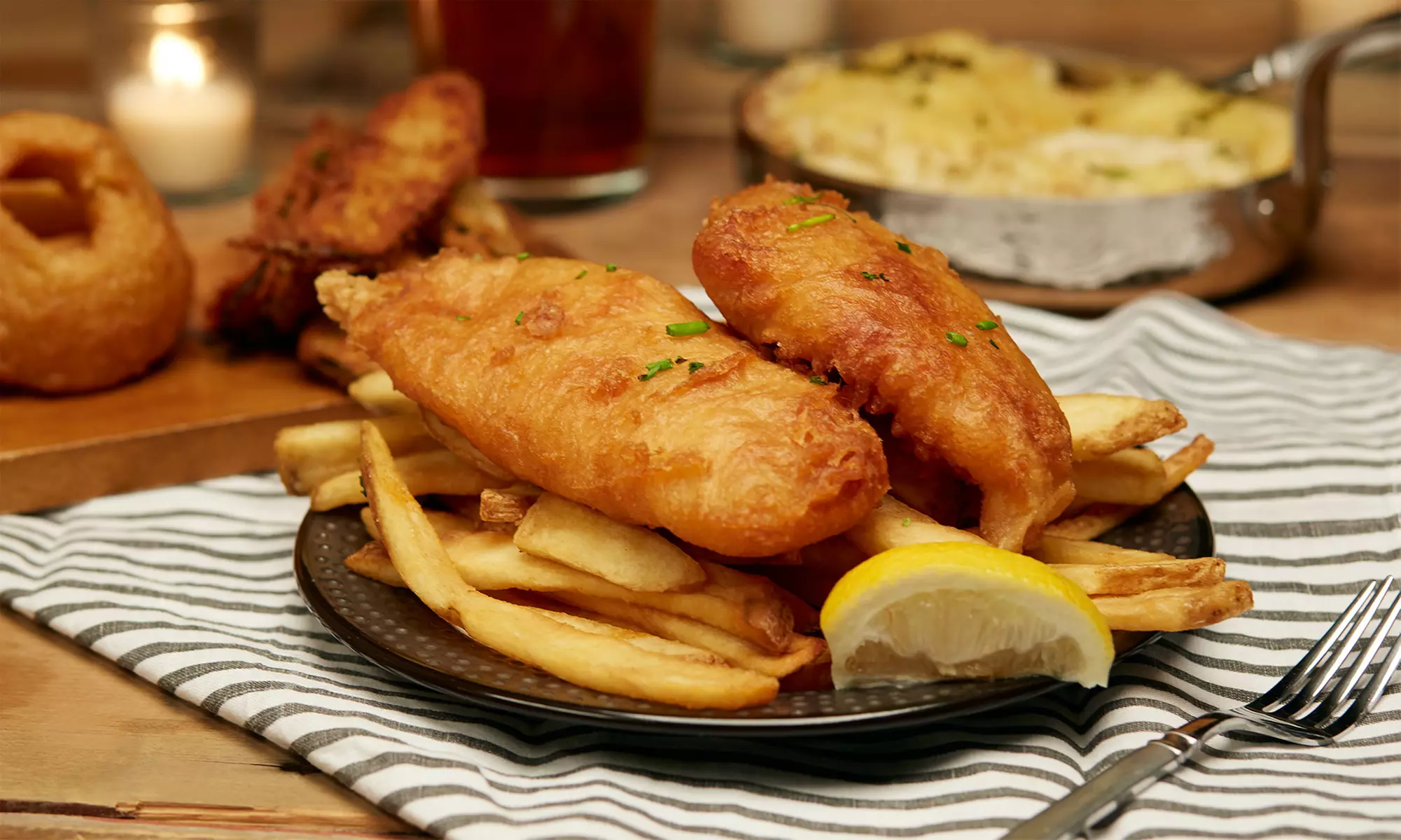 Indulge in Grilled or Fried Family Platter at Old English Fish N' Chips Forestville (Up to 38% Off) - Primary Image