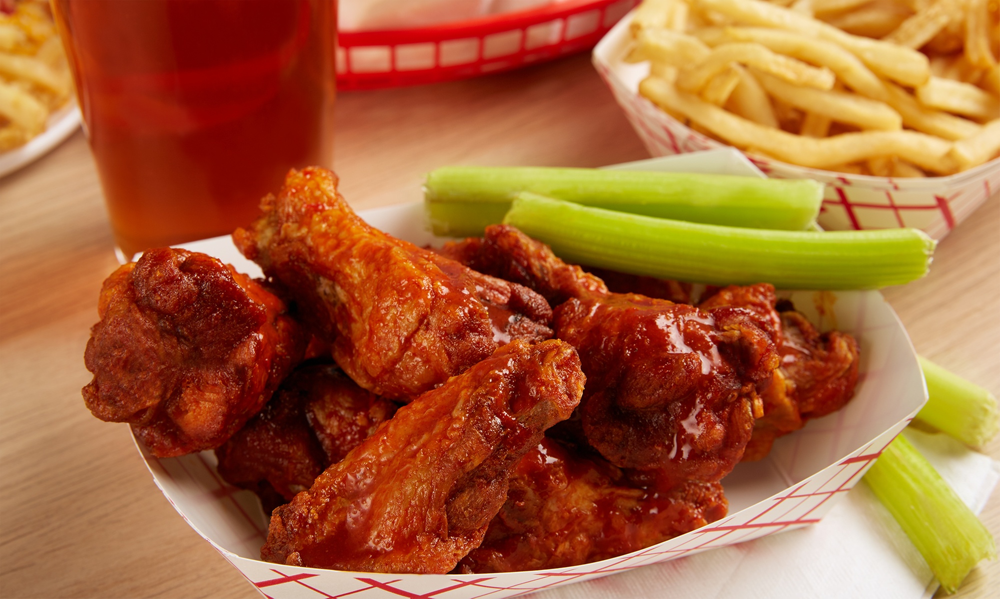 Satisfy Cravings With Single or Double Wing Combo