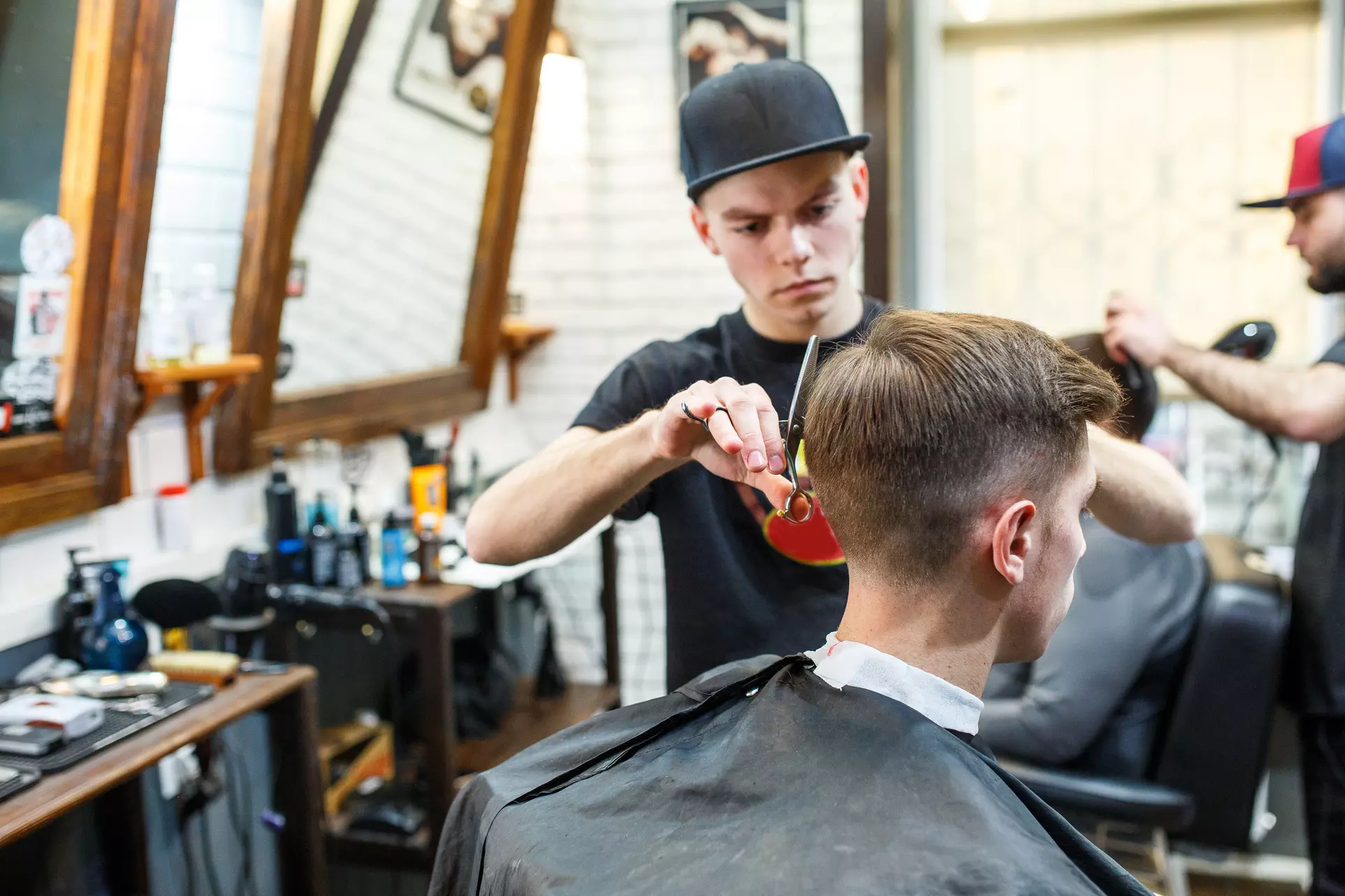 Enjoy a Men's Haircut with an Herbal Head Therapy Session!