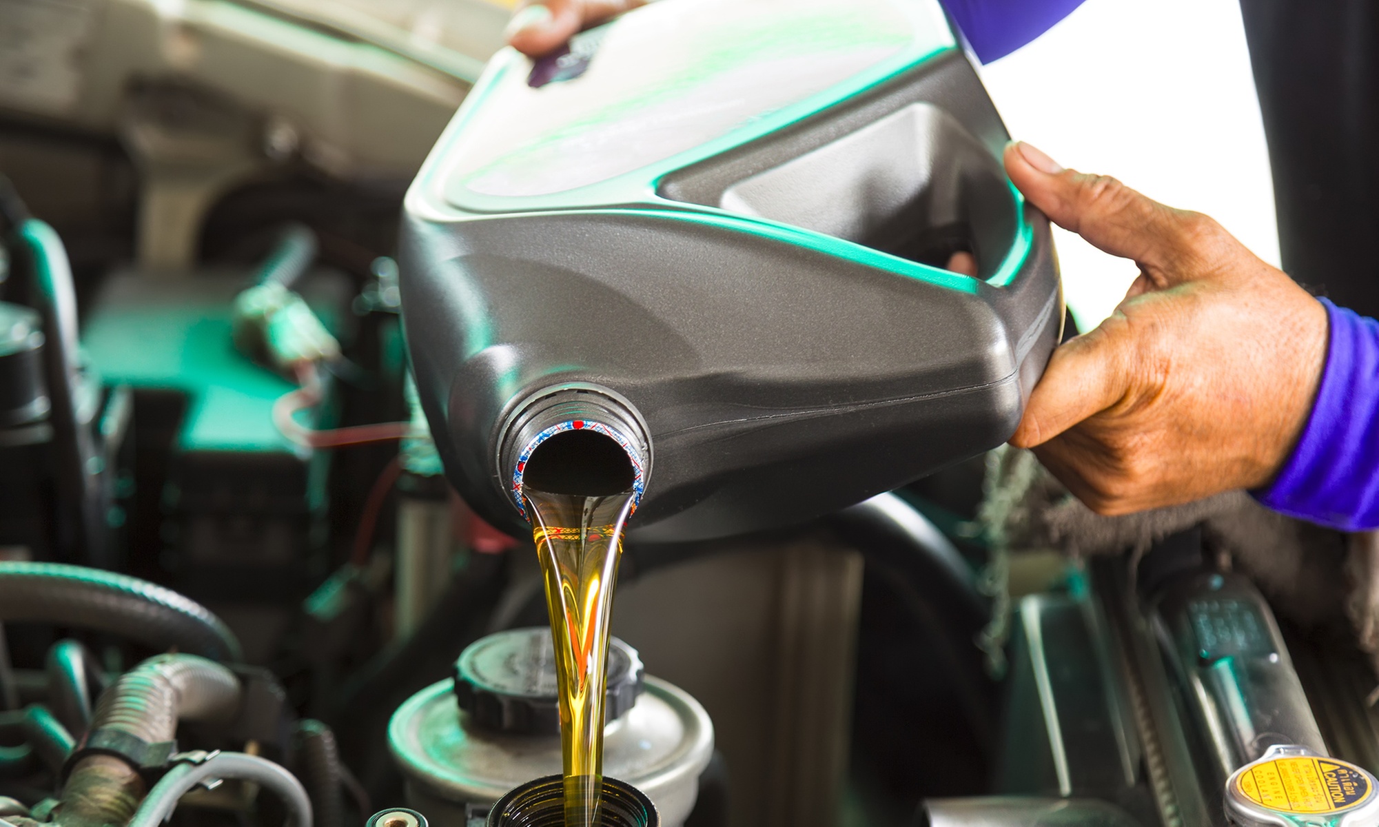 Choose Synthetic, Full, or Advanced Full Synthetic Blend Oil Change with Oil Filter Replacement (Up to 25% Off) - Primary Image