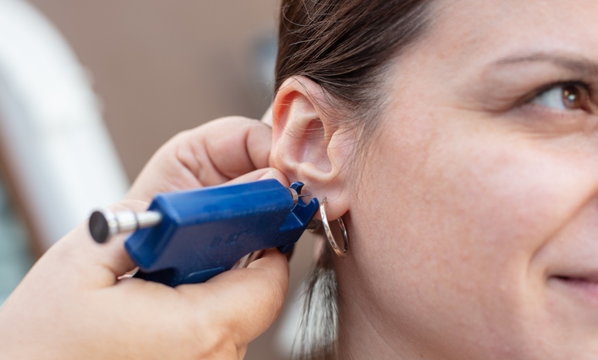 Image 1: One or Two Ear Piercings at V Cosmetic