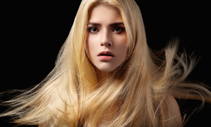 Image 1: Haircut, Condition, Blowdry w/ Optional Full or Half Highlights & More