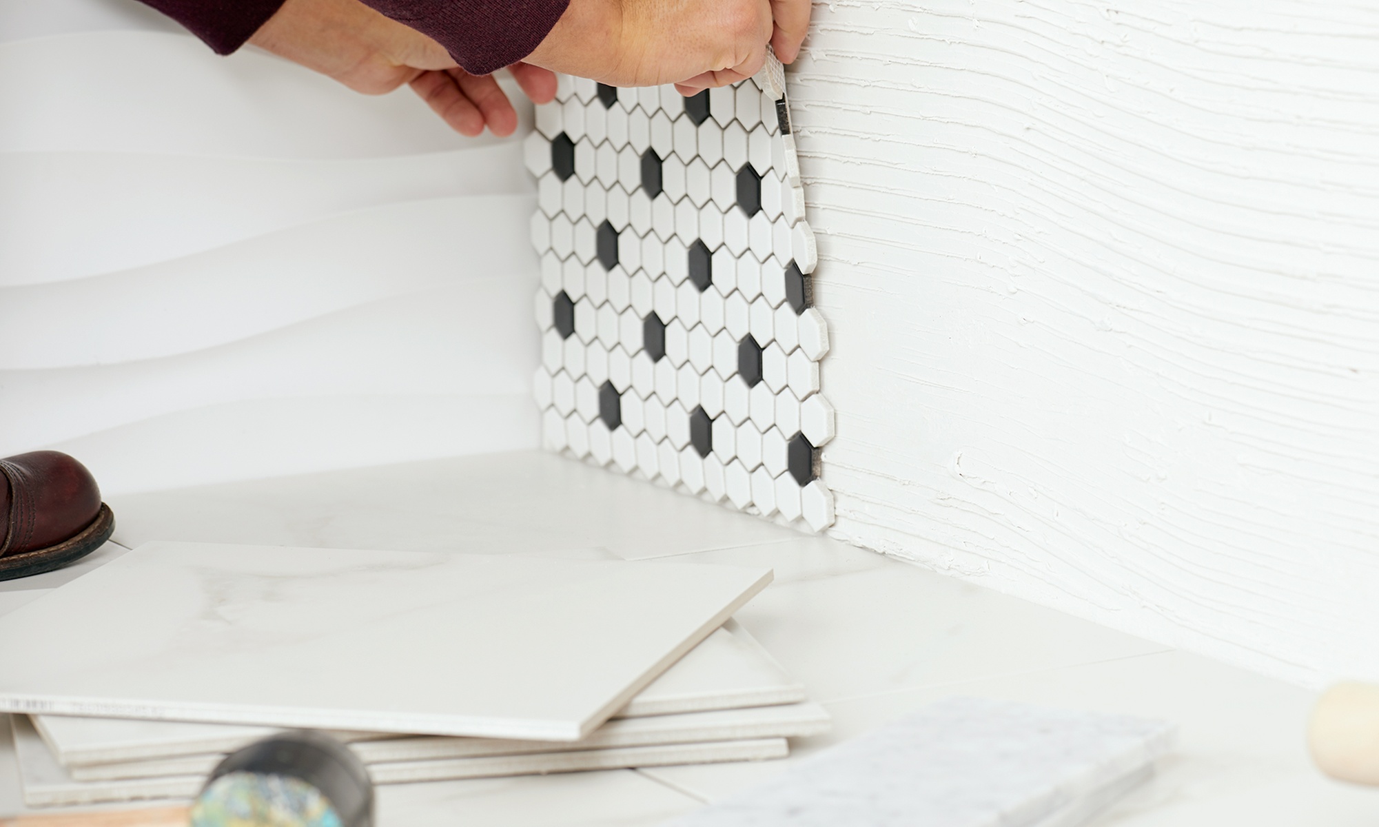 Transform Your Space: Tile Installation – Up to 100 or 1000 sq. ft.