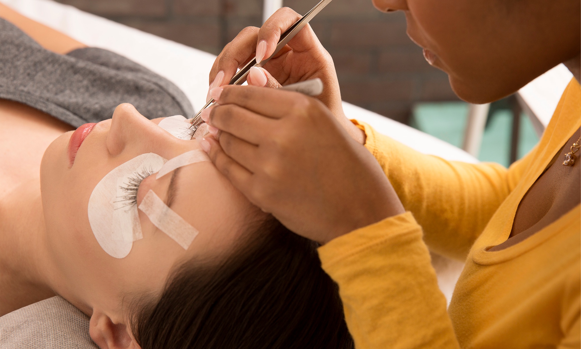 Full Set Eyelash Extensions with Optional 2-Week Fill-In