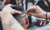 Mustache w/ Optional Beard Grooming, Men's Haircut - Clipper or Scissors w/ Optional Hair Color Services (Up to 52% Off)