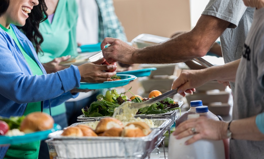Image 1: Enjoy Catered Meal for Groups of 10, 15, or 20 People