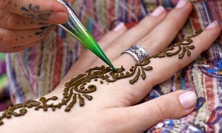 One Henna Hand Tattoo Design - Radhikas Beauty Spa