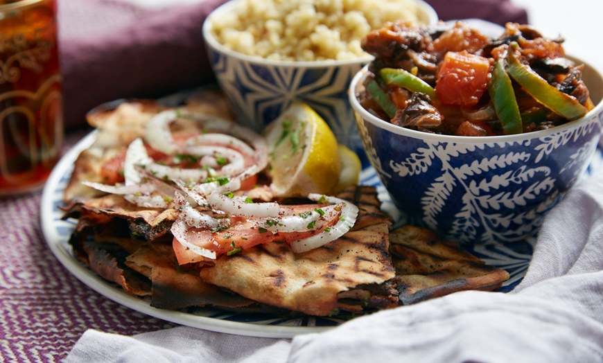 Image 1: Three-Course Moroccan Dinner