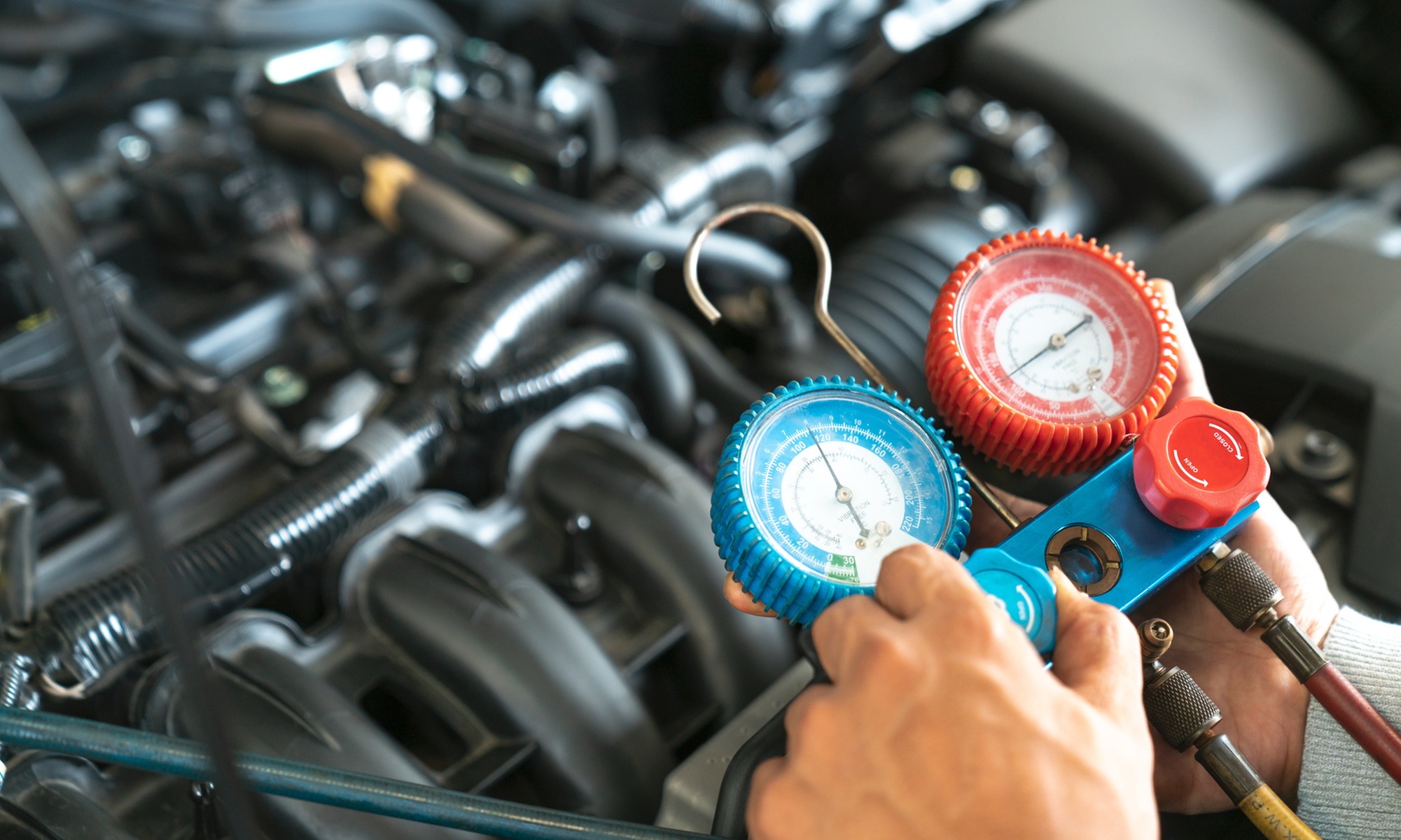A/C System Inspection and A/C or Freon Recharge for R134/234YF System