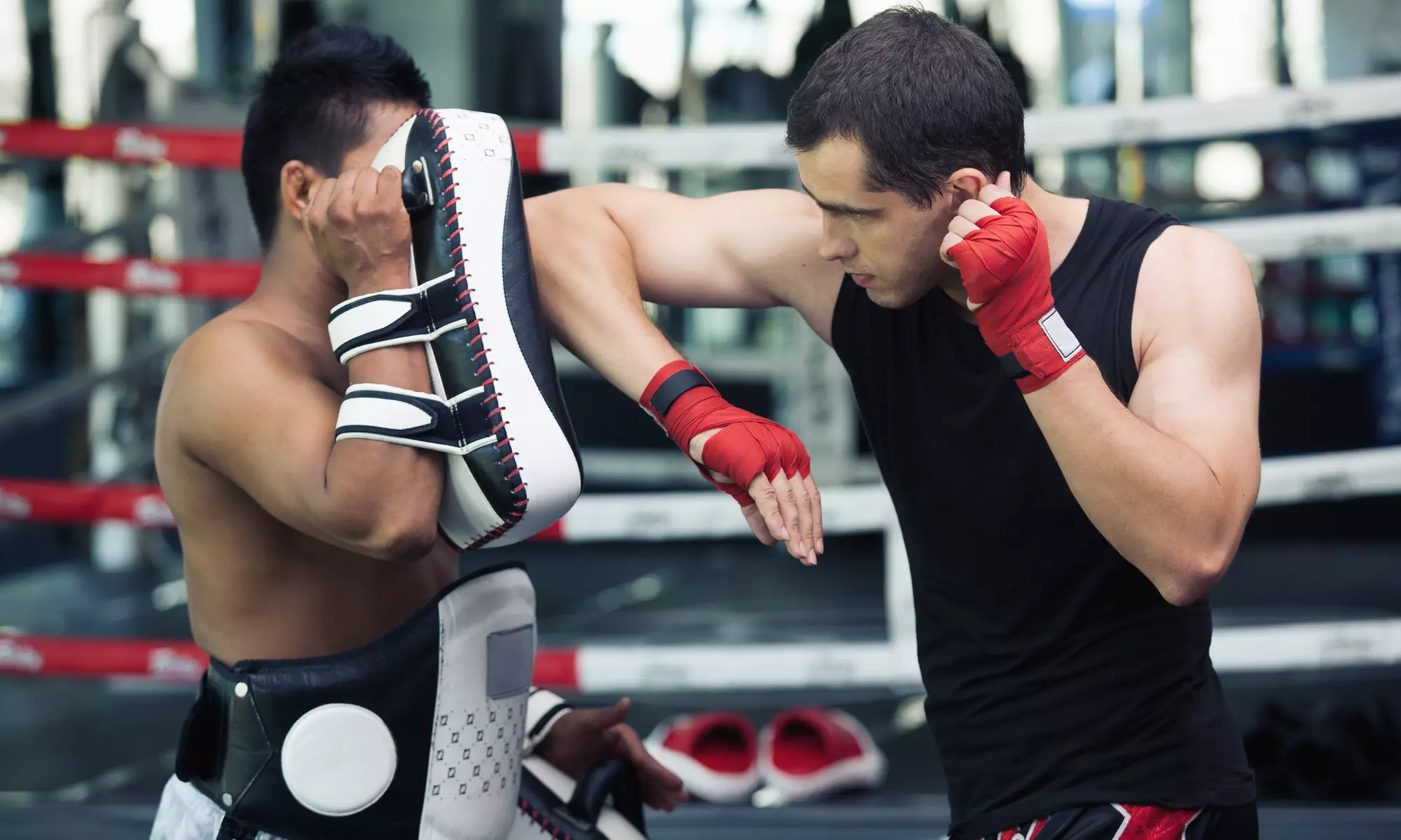 Three or Five One-Hour Kickboxing Private Trainings for Adults