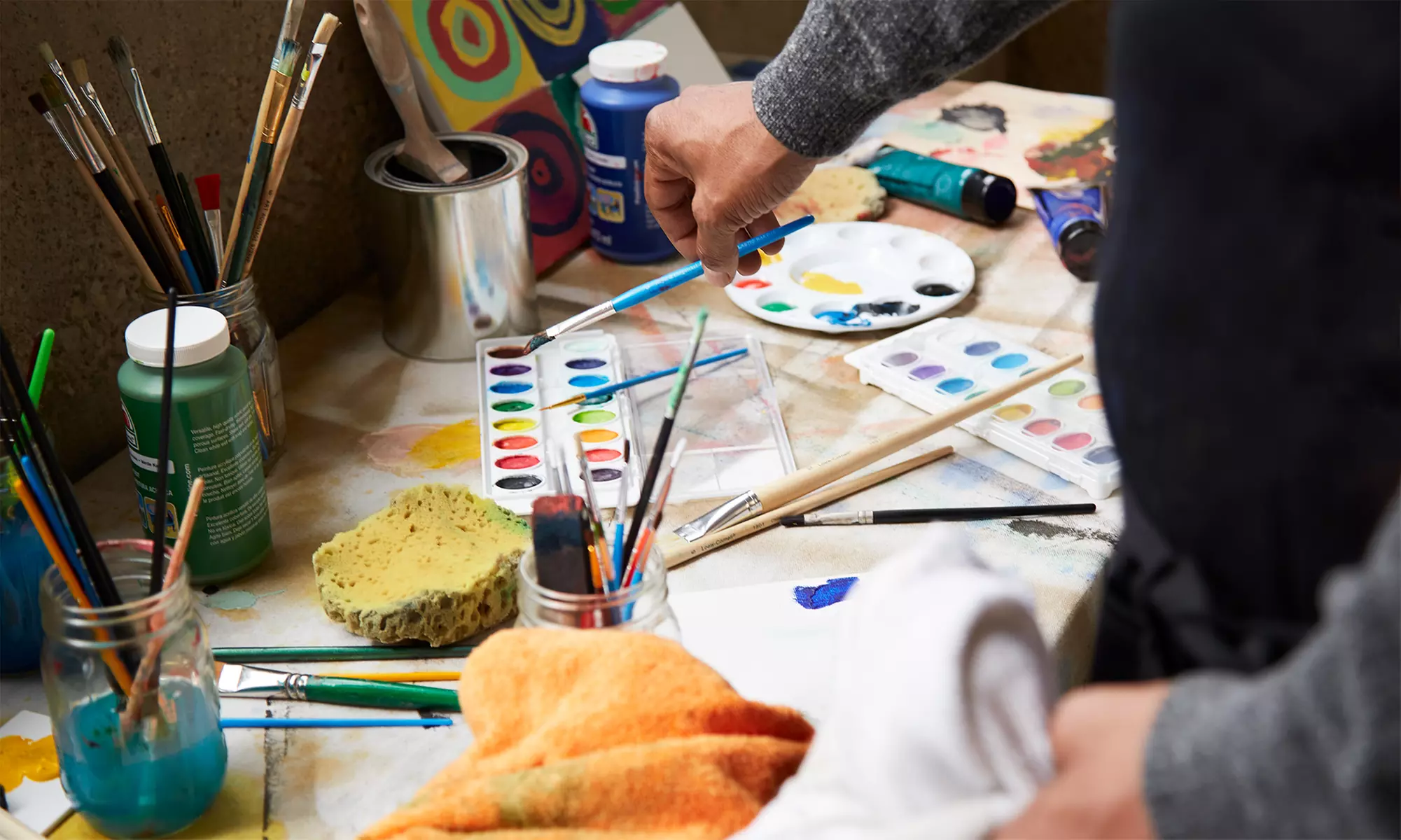 Unleash Creativity with Marcher Photography's One Hour Painting Class for One or Two People (Up to 50% Off) - Primary Image