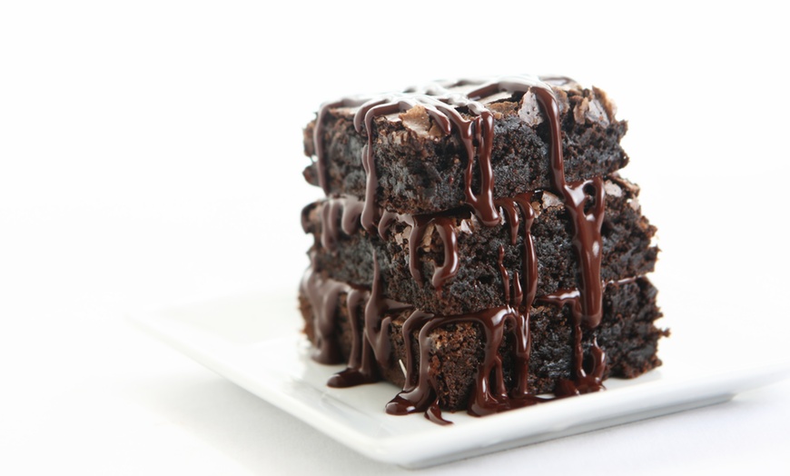 Image 1: Enjoy a Box of 12 Original Gooey or Stuffed Brownies!