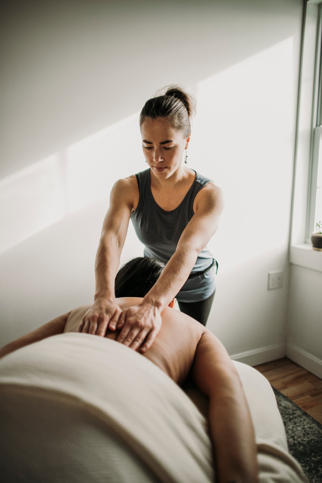 90-Min Thai Yoga Massage, Swedish Hot Stone, or Deep Tissue w/Cupping 