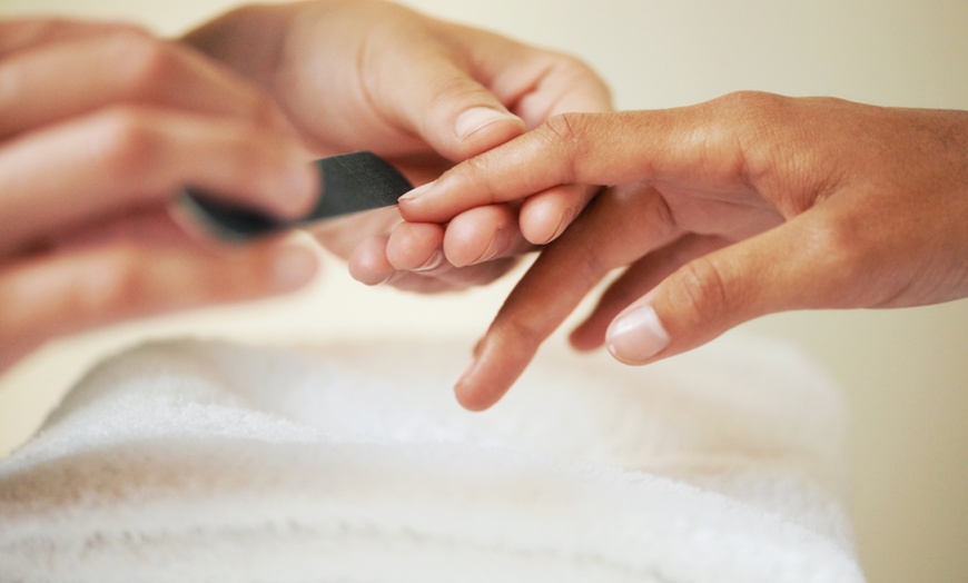 Image 1: Manicure and Pedicure