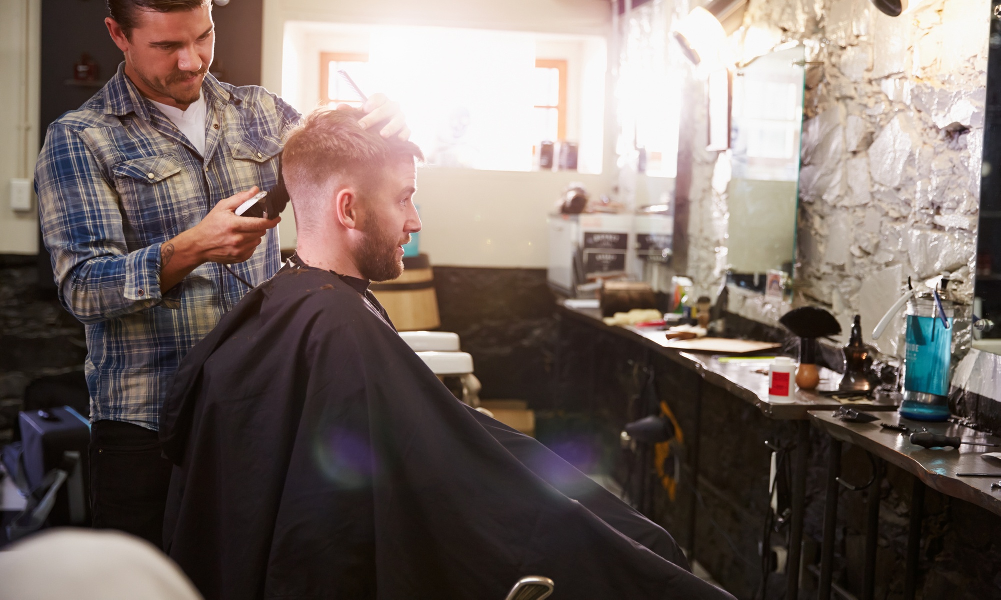 Revamp with One or Three Men's Haircut & Style with Scalp Detox