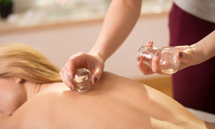 80min Bamboo Cupping and Stretching Pressure Point with Foot Scrub Aromatherapy - Hawaii Hot Stone Spa