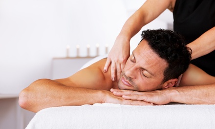 For One: 50-Minute Stress Relief Package including Herbal Body Bath & Massage