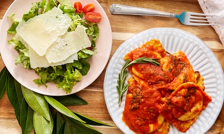 Für 2 Personen: 3-Gänge-Pasta-Menü - Restaurant La Villa
