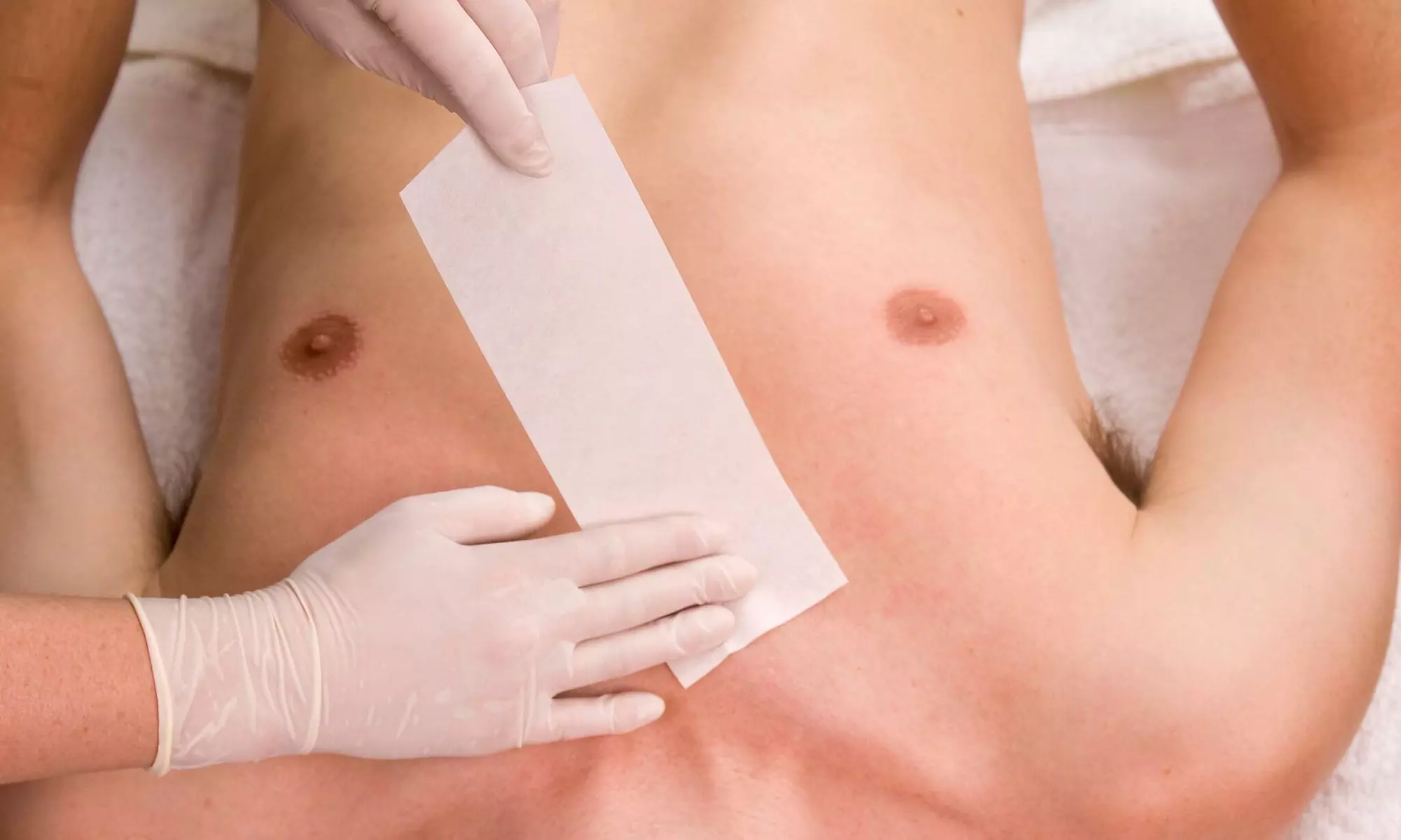 Neema's Body Wraps offers Men's Back and Chest Waxing Options with up to 40% discount for smooth, hair-free skin - Primary Image