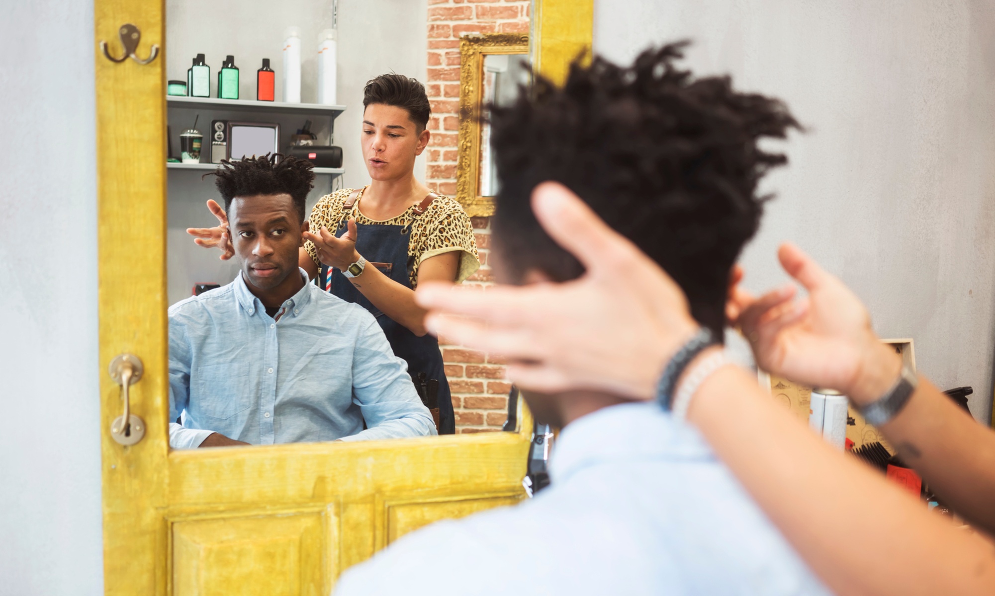 Get Styled with a Men's Haircut, Deep Conditioning, Style or Color