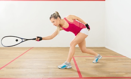 One 60 minute Visit of Squash Class including Racket for Two People - Hills Squash