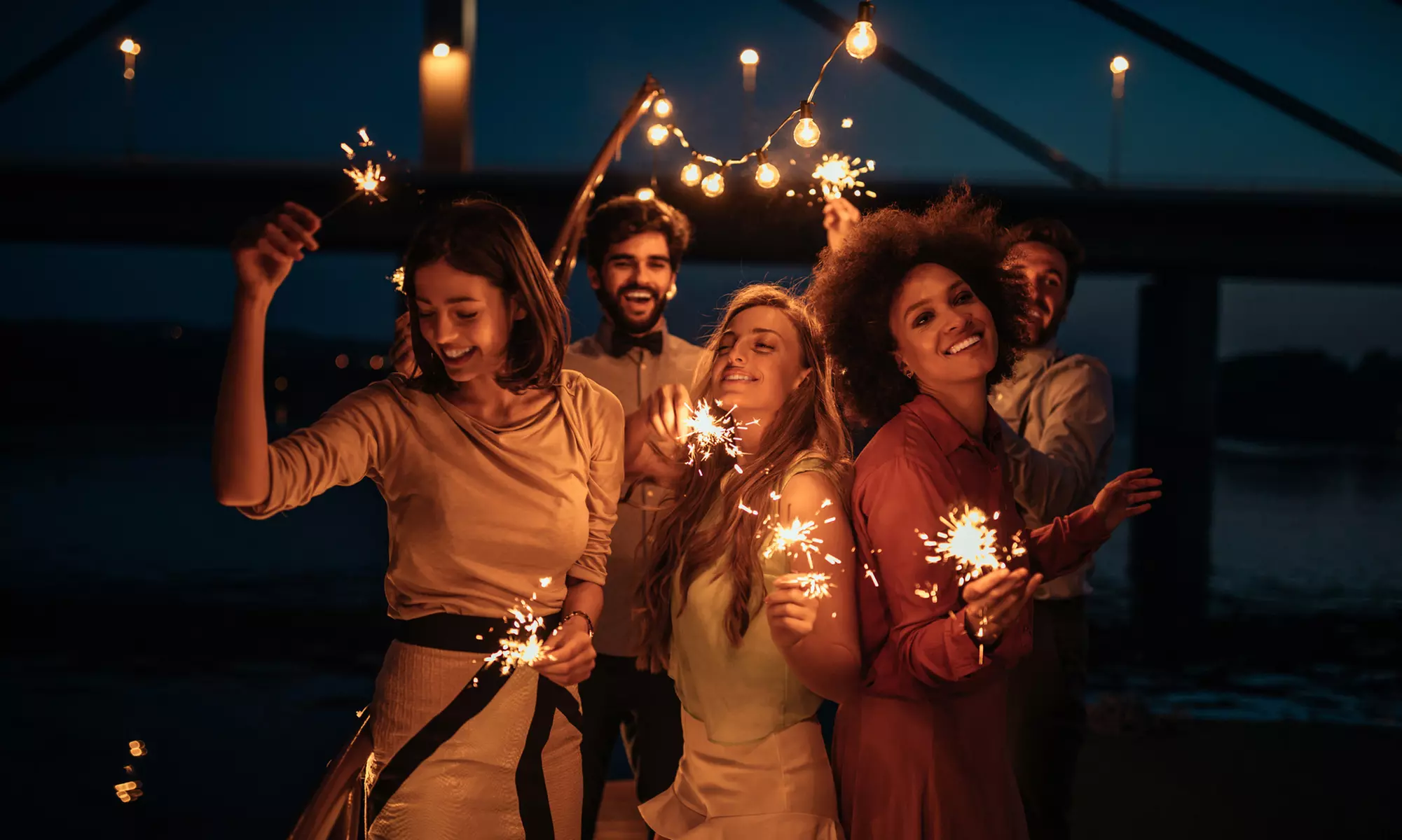 NYE on a Luxury Yacht with Open Bar, Great Music, and Skyline Views