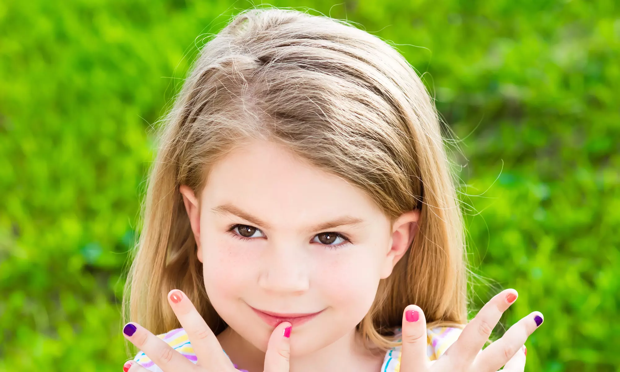 Gel Manicure with Two Free Cute Spring Nail Designs for Little Princess at Nails Cycle (Up To 90% Off) - Primary Image