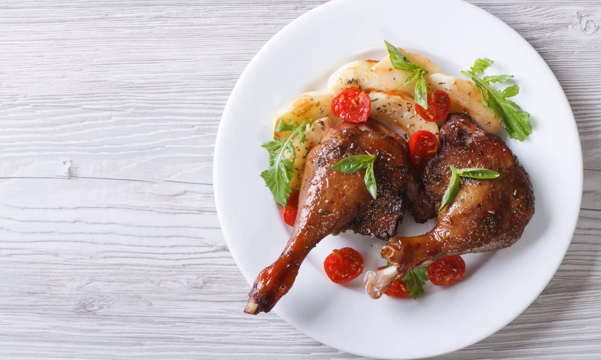 Gänsekeule für 1 Person oder Schweinebauch / Weihnachtsente für Zwei zum Abholen (29% sparen) - Primary Image