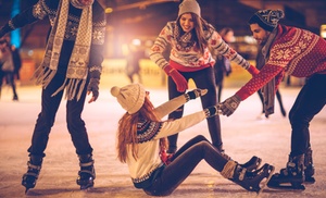 Zimowa frajda na łyżwach z widokiem na Wawel Zimowa frajda na łyżwach z widokiem na Wawel