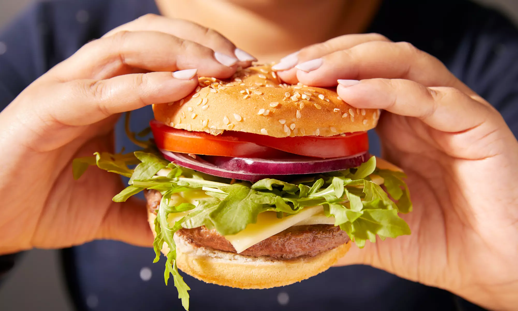 Food and Drink at Local Bigger Burger, Takeout and Dine-In If Available (Up to 30% Off). Two Options Available. - Primary Image