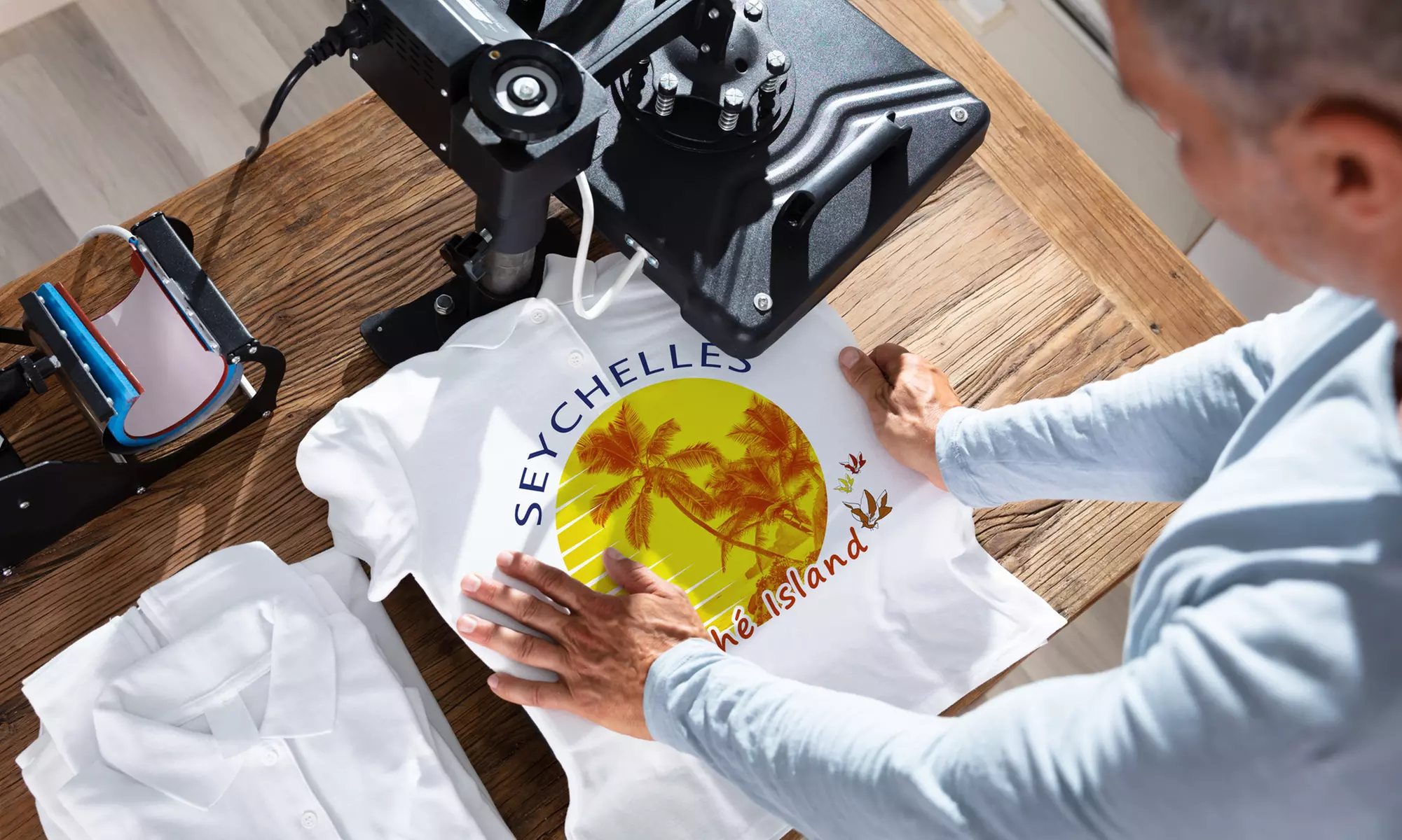 Up to 34% Off on Custom Print-Shirt/Business Card at Custom apparel factory LLC - Primary Image
