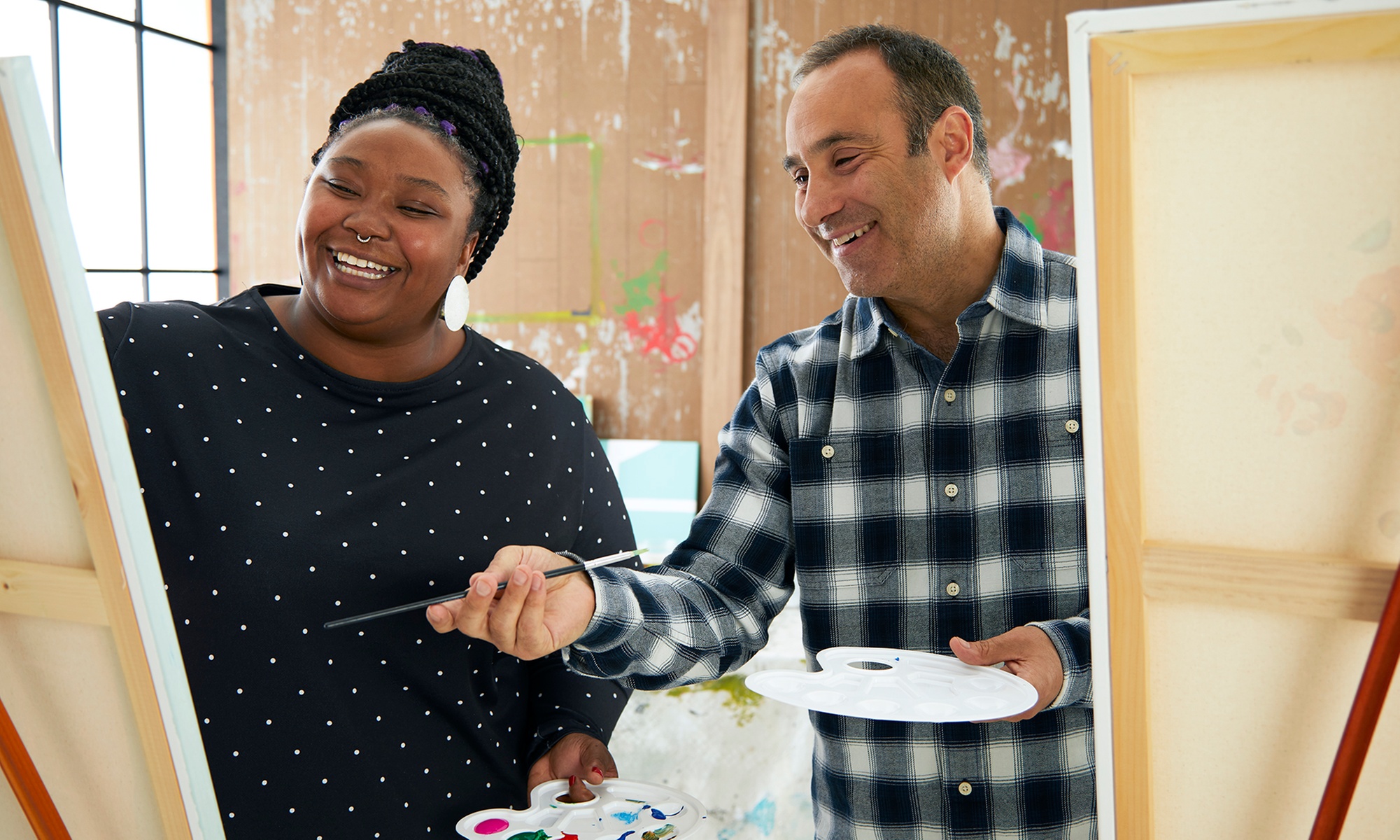 One 2-Hour Canvas Painting Class for One or Two Adults