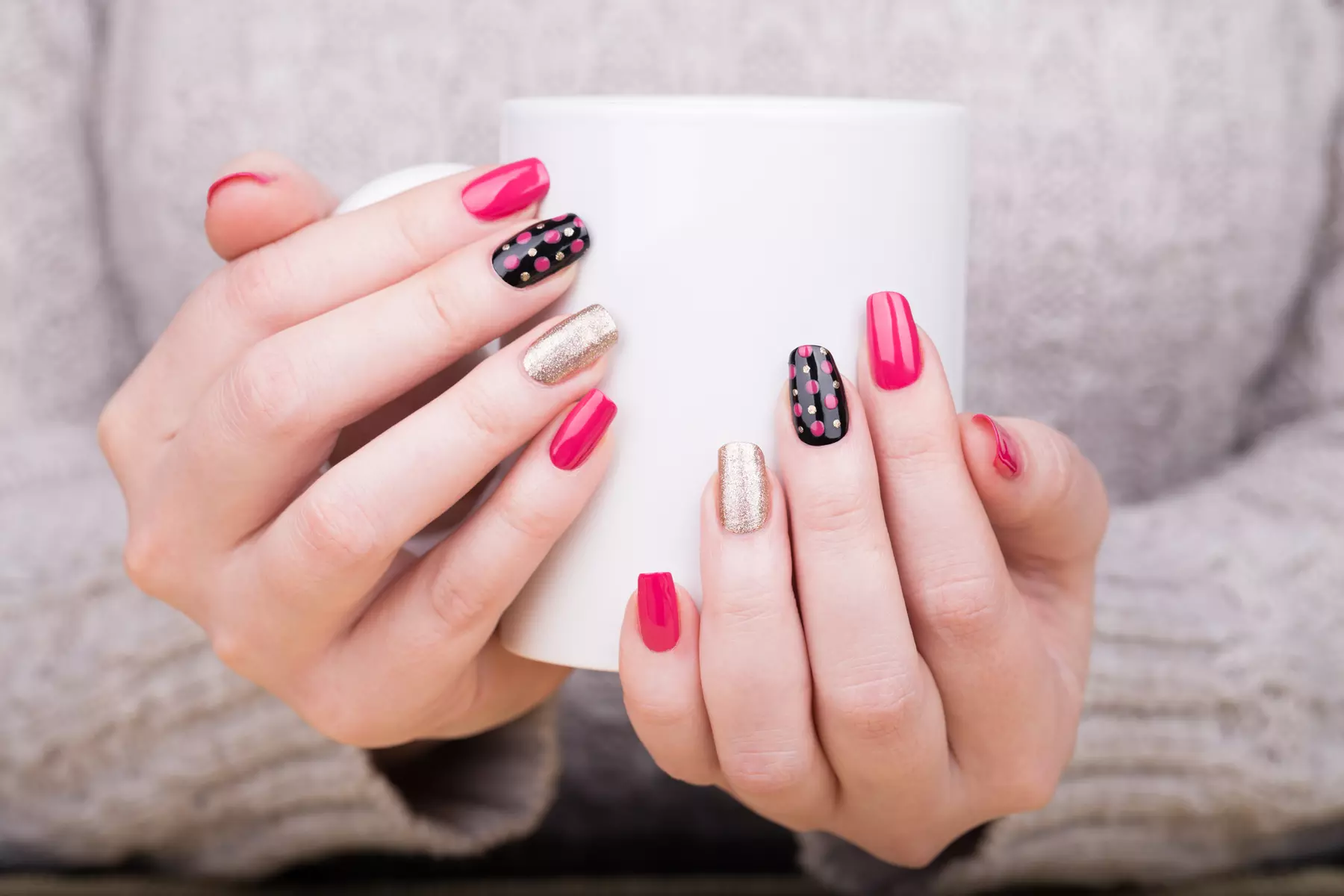 Enhance Your Nails with  Acrylic Full Set Gel l, or Dipping Powder at Evas Head Spa And Nails - Up to 60% Off - Primary Image