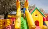 Four Hours Fun for Kids: Mini Soft Play Package or Bouncy House Combo(10x10)/(15x15) with Jumper (Up to 30% Off)