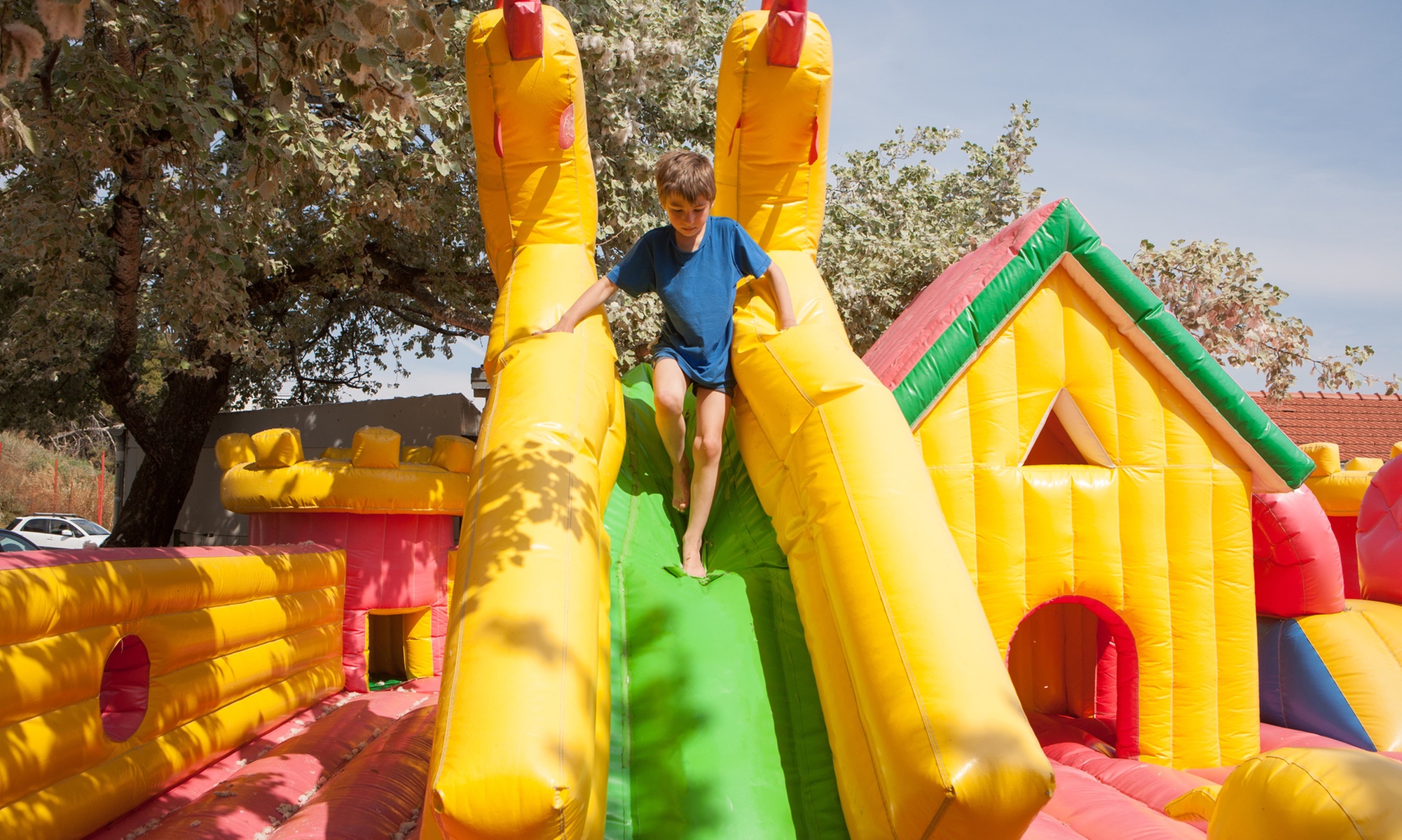 Fun for Kids: Mini Soft Play Package or Bouncy House Combo with Jumper 