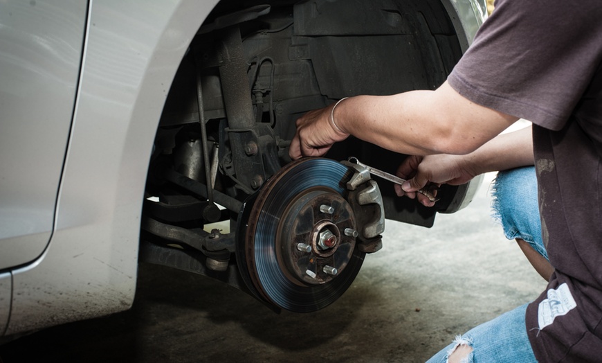 Image 1: Ceramic or Semi Metallic Brake Pad Replacement Options