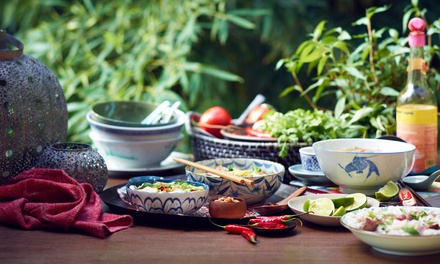 Für 2 Personen: Vietnamesisches 3-Gänge-Menü - Moi Sunrise Sushi Grill Asia Fusion