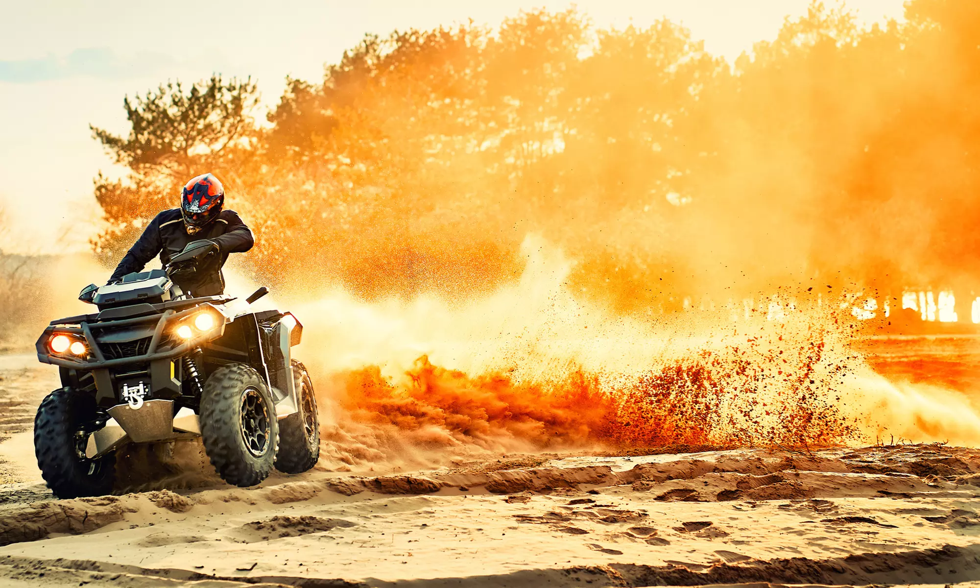 30 or 60-Minute Quad Bike Rental 200-250 CC (Open Desert) at Yihoo Travel & Tourism (Up to 54% Off) - Primary Image