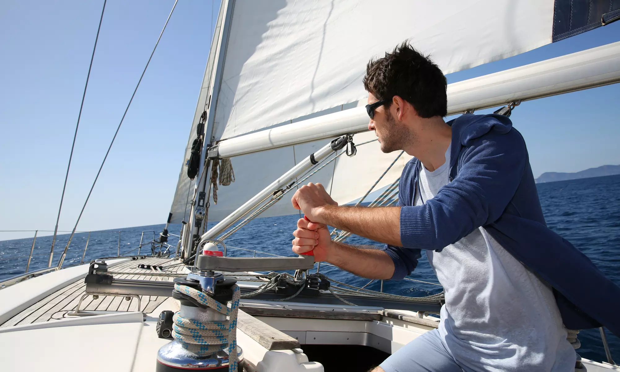 3-Hour Boston Harbor Discover Sailing Lesson for One to Four People at First Reef Sailing (Up to 25% Off) - Primary Image