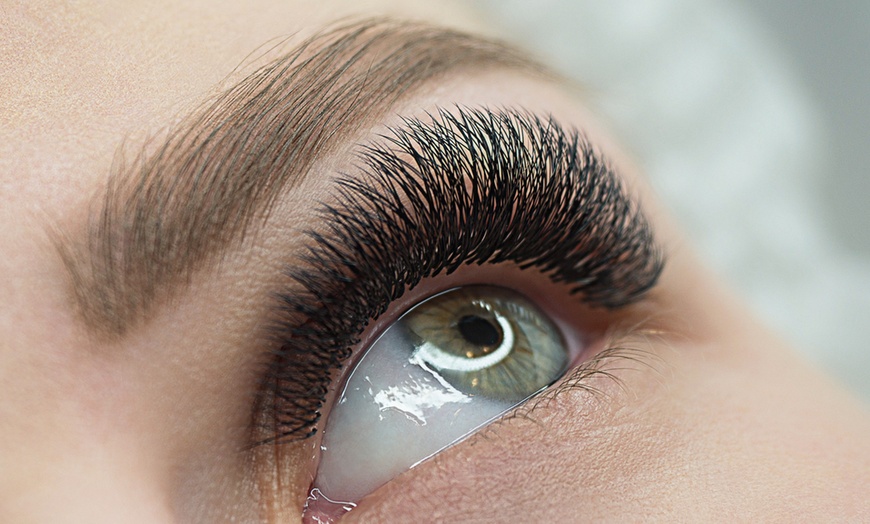 Image 1: Classic Individual Lash extensions or Hybrid lashes or Russian lashes 