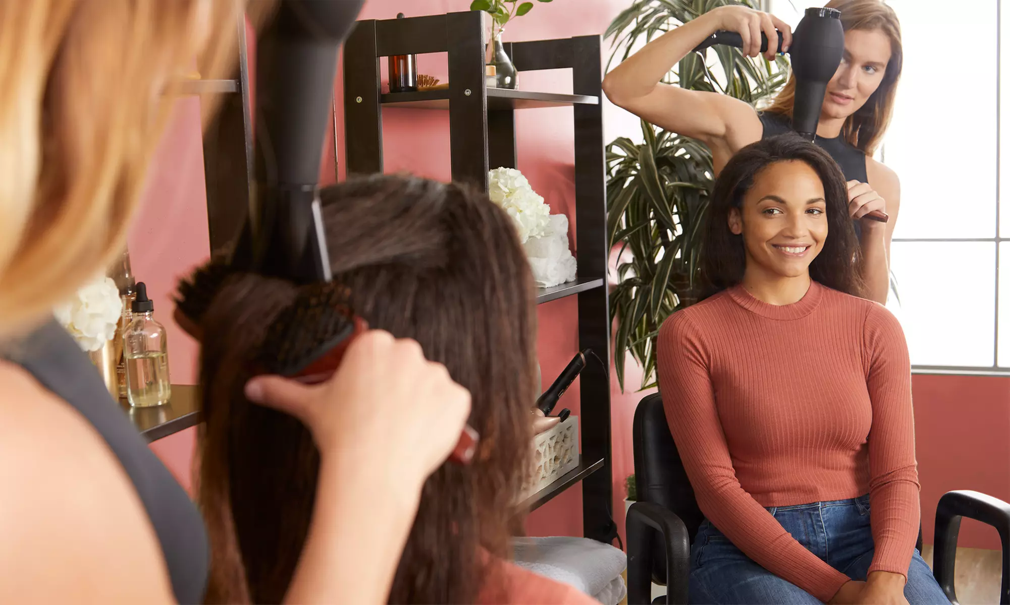 One Women's Shampoo & Blow-Dry or Full-Head Traditional Sew-In with Trim and Style (Up to 56% Off) - Primary Image