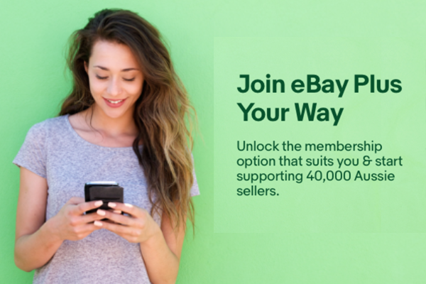 Join eBay Plus Your Way. Score a $50 eBay Gift Card when you join.