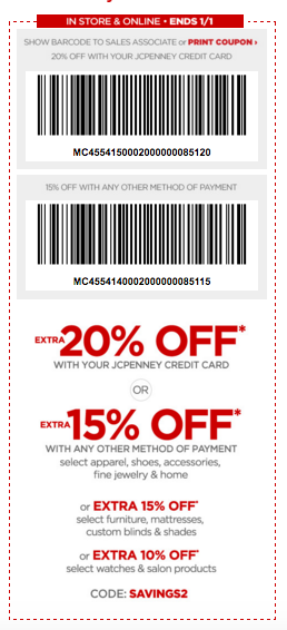 JCPenney Coupon Extra f Your Order
