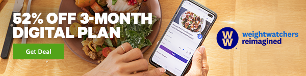 Save 52% on 3-month Weight Watchers digital plan!